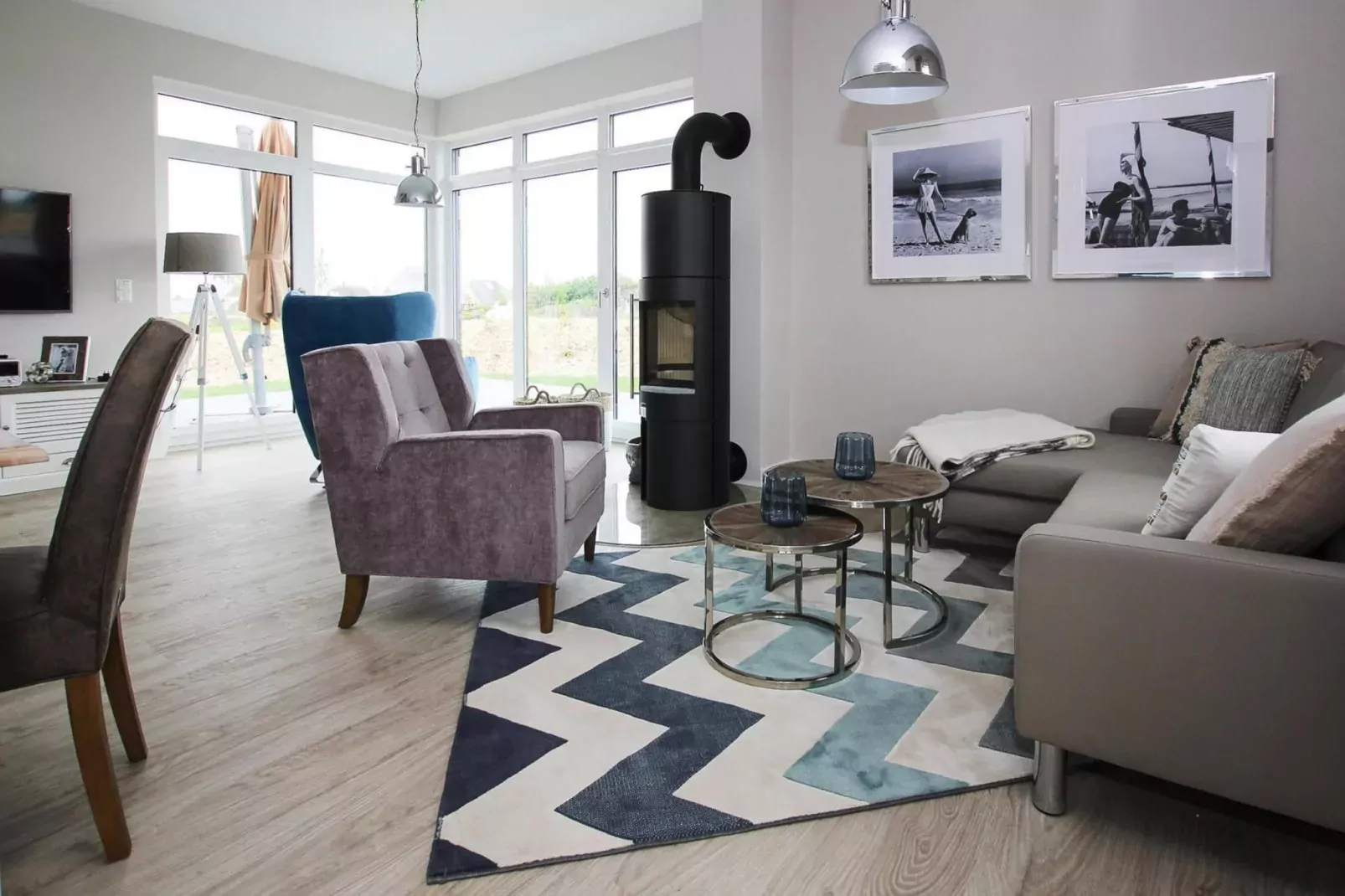 Ferienhaus Fiete Dranske-Salon