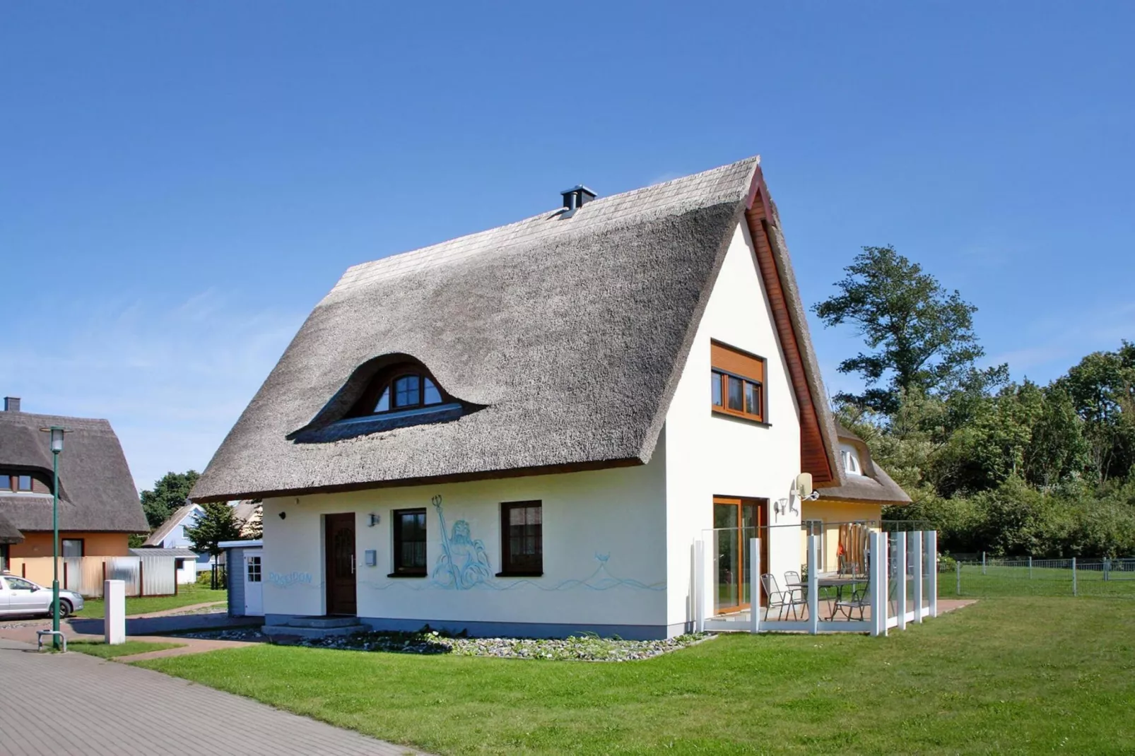 Ferienhaus Poseidon Vieregge - Am Breetzer Bodden 14 A-Exterior summer