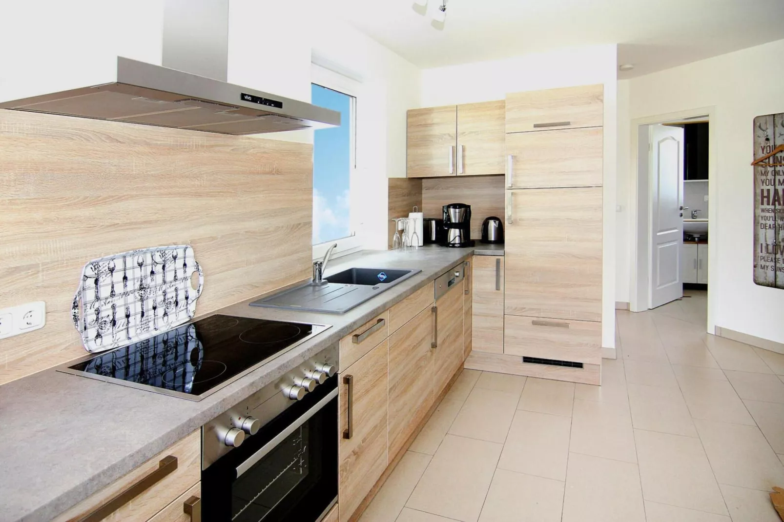 Ferienhaus Poseidon Vieregge - Am Breetzer Bodden 14 A-Kitchen