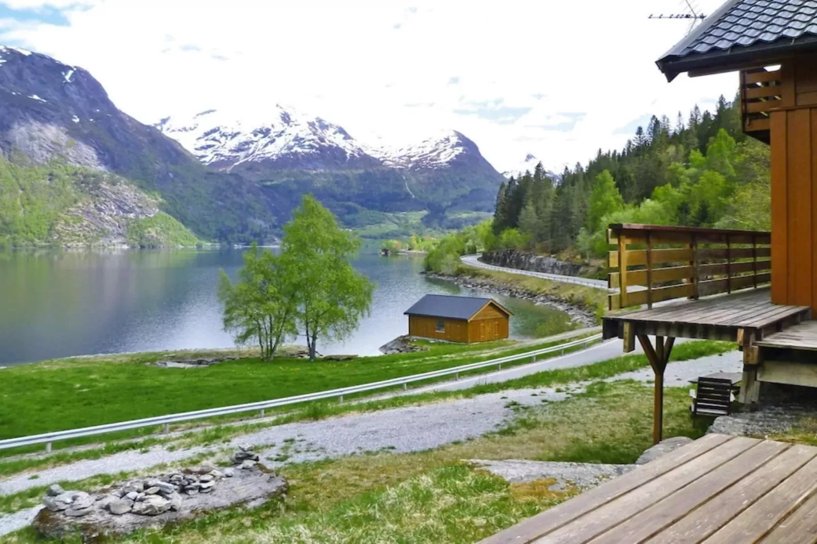 2 Personen Ferienhaus in STRYN-By Traum-Außenbereich