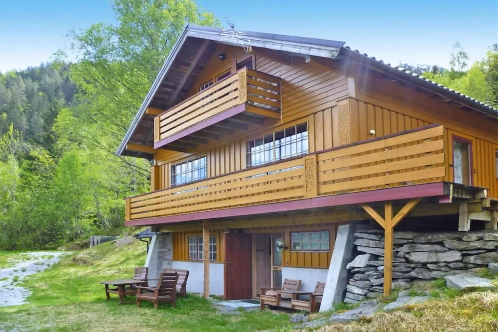 2 Personen Ferienhaus in STRYN-By Traum-Außenbereich