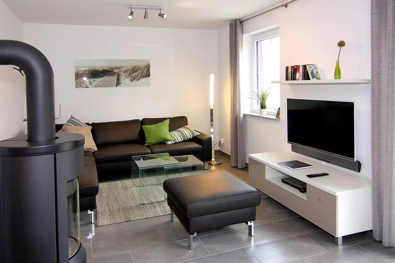 Ferienhaus Lotsenhaus Vieregge-Wohnzimmer