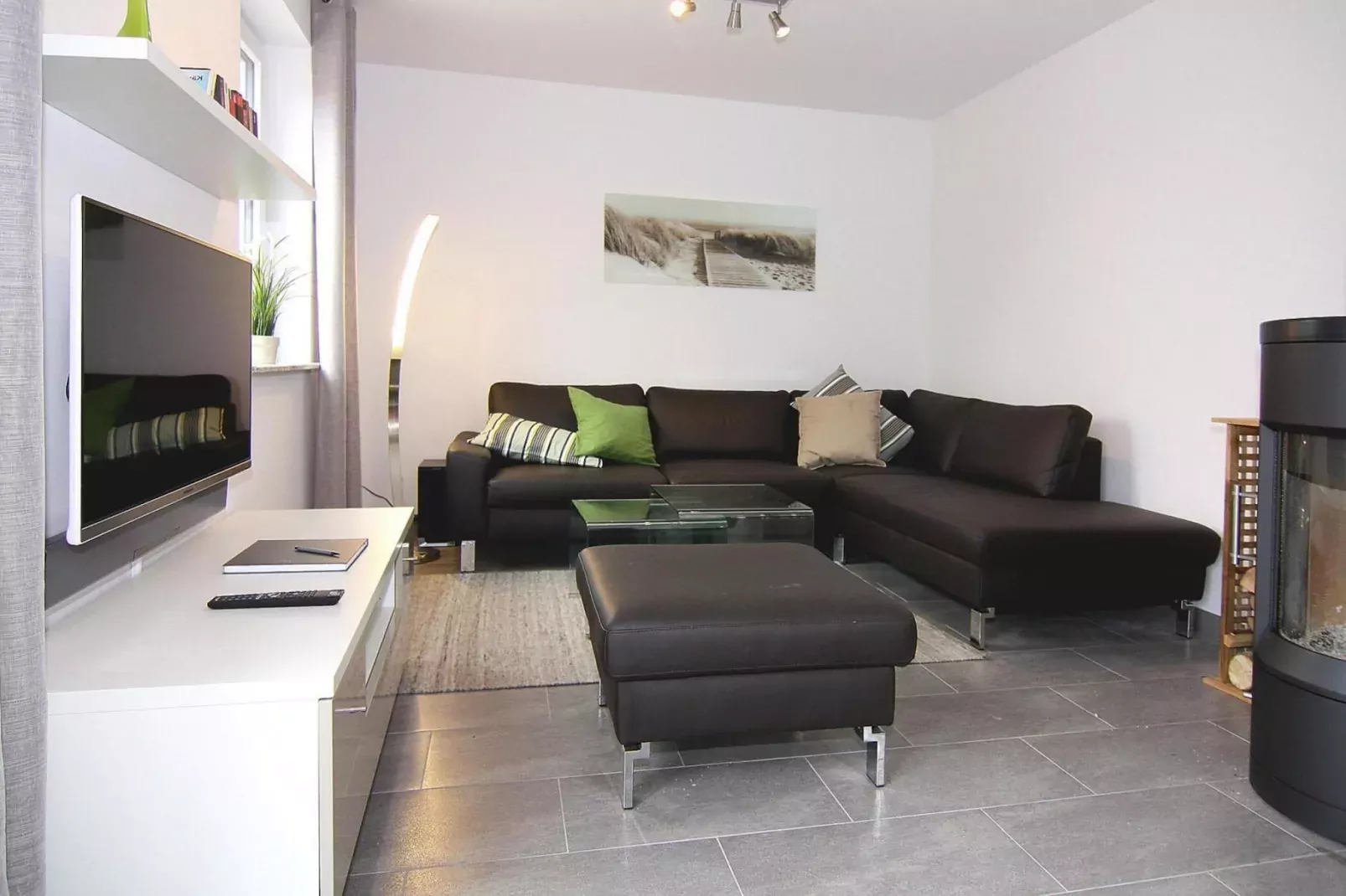 Ferienhaus Lotsenhaus Vieregge-Wohnzimmer