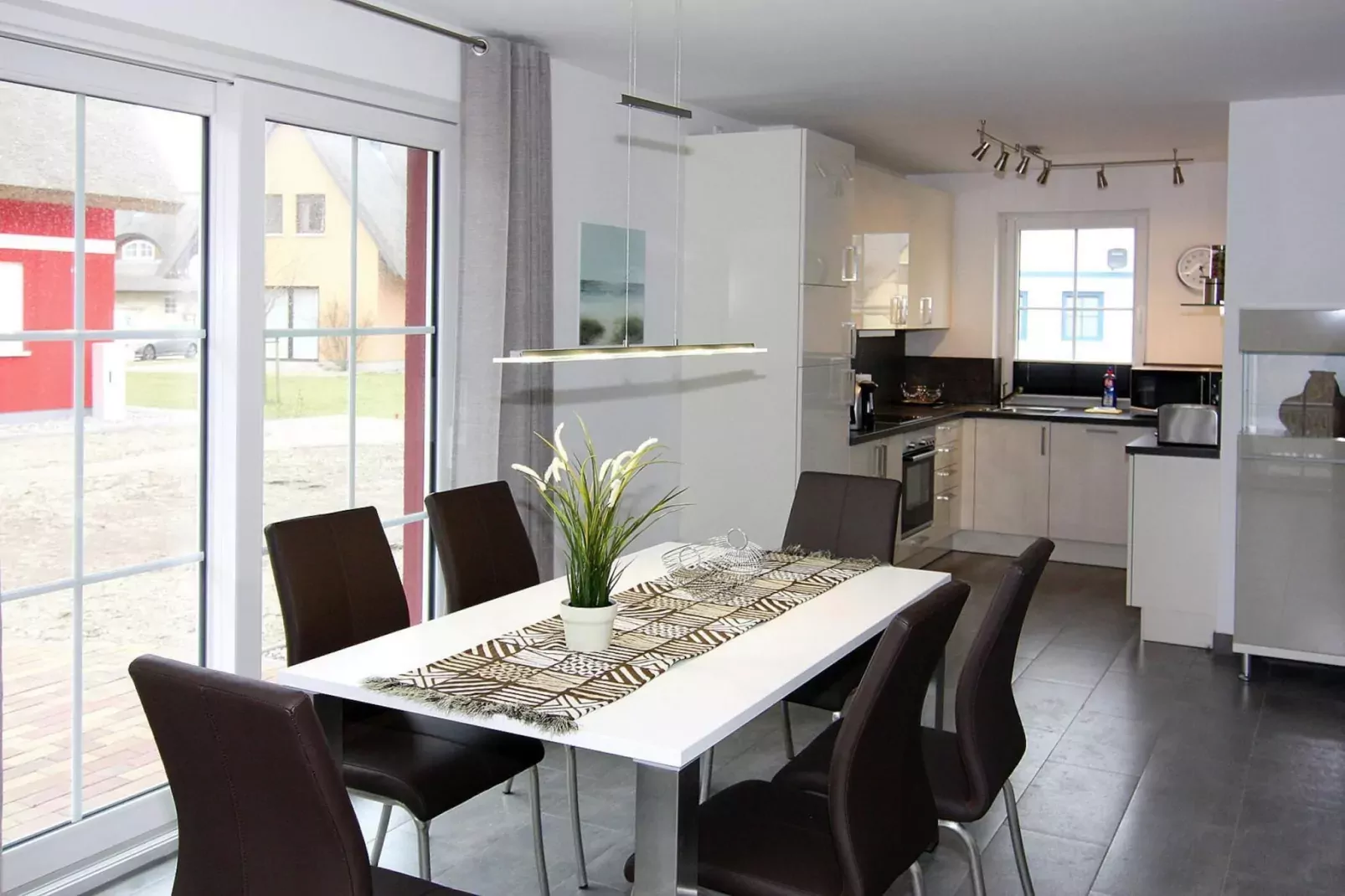 Ferienhaus Lotsenhaus Vieregge-Esszimmer
