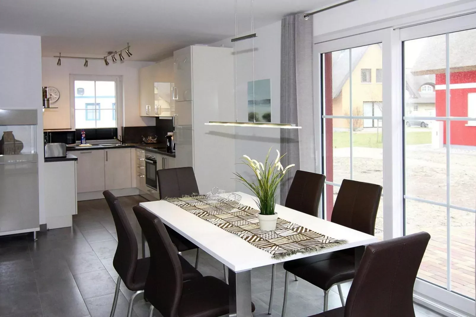 Ferienhaus Lotsenhaus Vieregge-Esszimmer