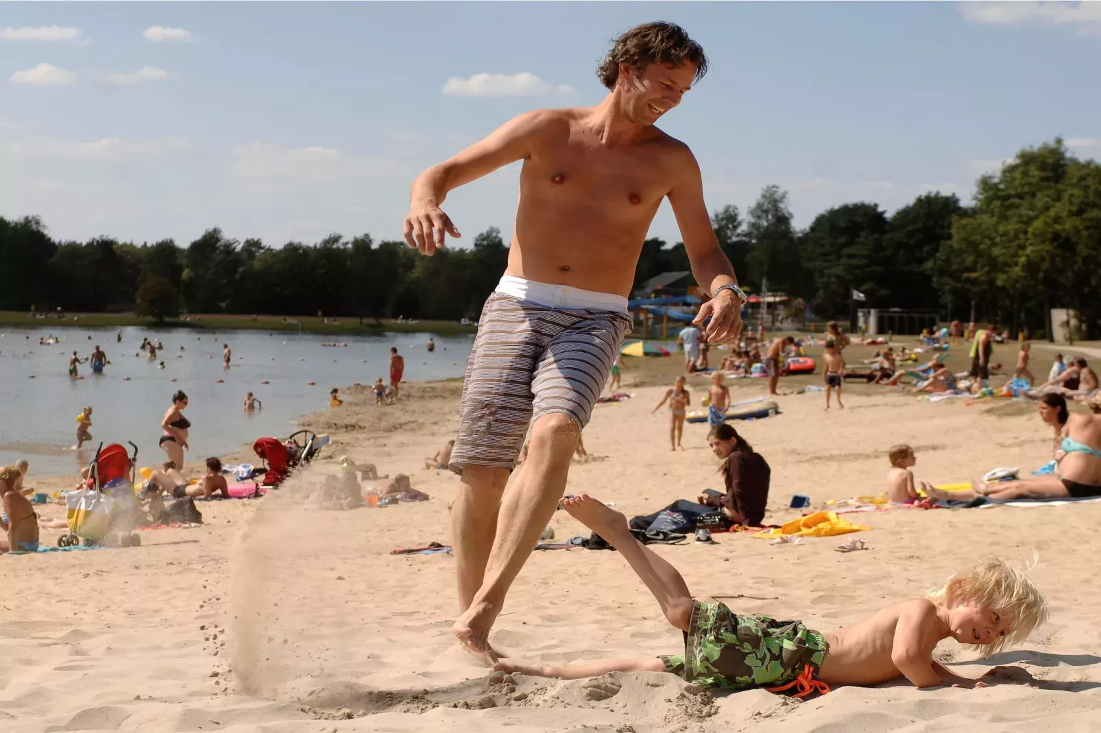 Bospark 't Wolfsven 18-Gebiete Sommer 1 km