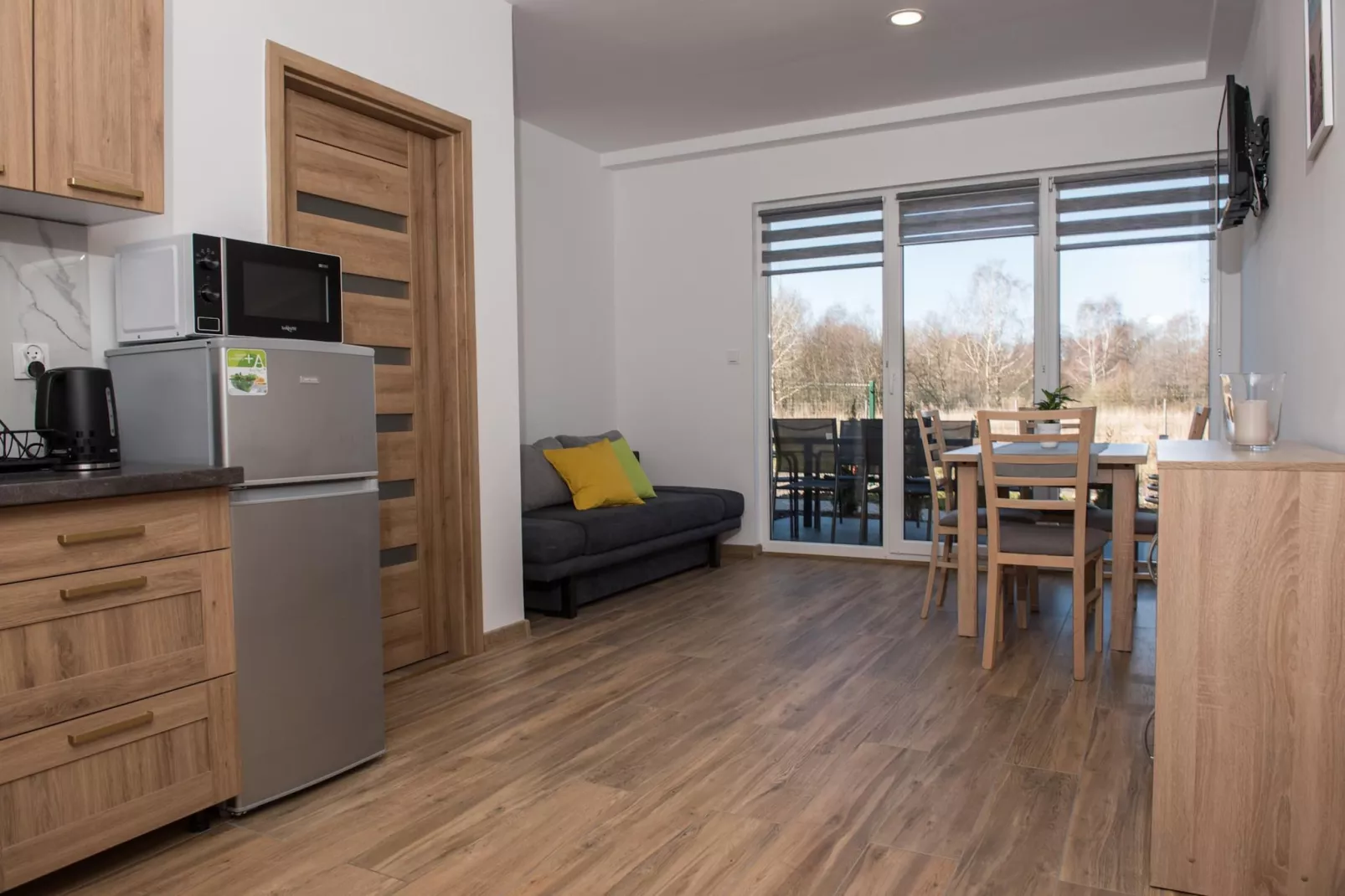 Apartament 4-osobowy parter Jarosławiec-Dining room