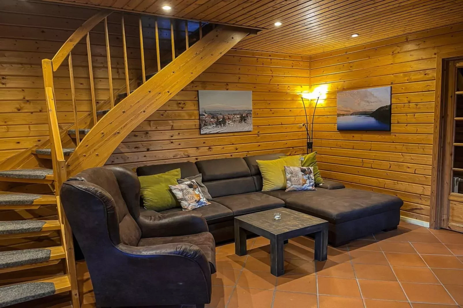 Ferienhaus in Hasselfelde - Haus 46 Blauvogel-Wohnzimmer