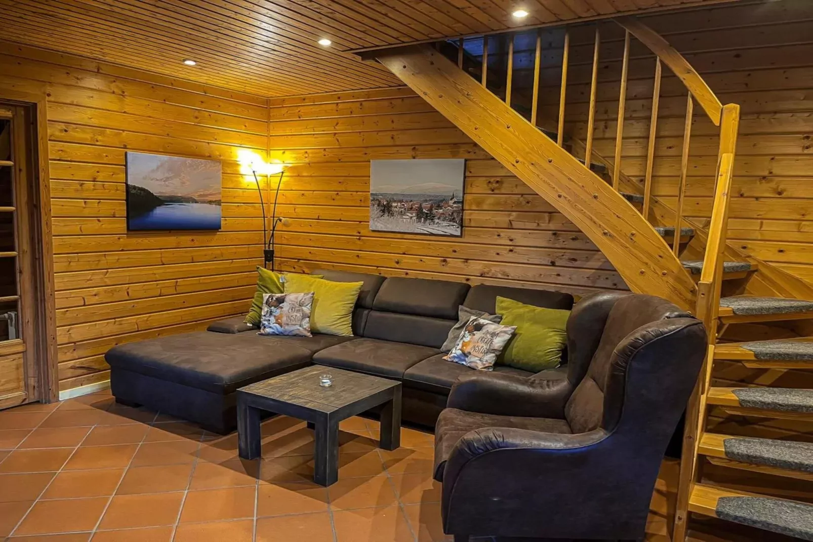 Ferienhaus in Hasselfelde - Haus 46 Blauvogel-Wohnzimmer