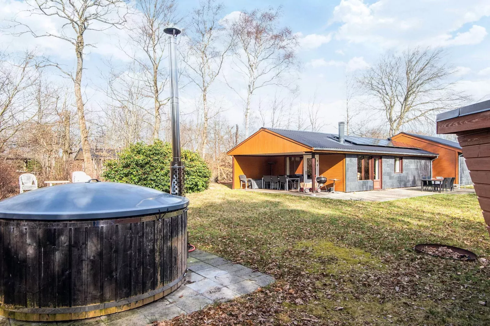 Holiday home in Glesborg with terrace-Outdoor