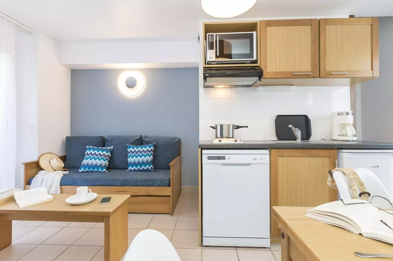 Résidences Les Bains 2-Wohnzimmer