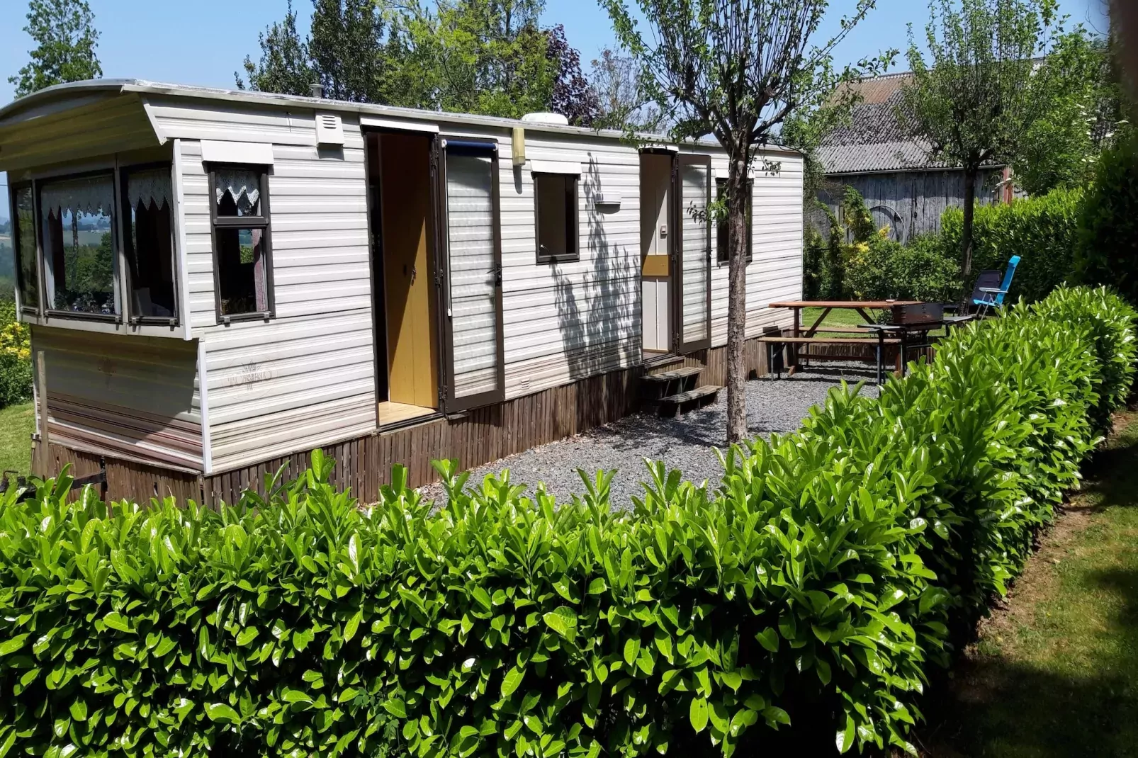 Mobil-home Grenterie-Exterior summer