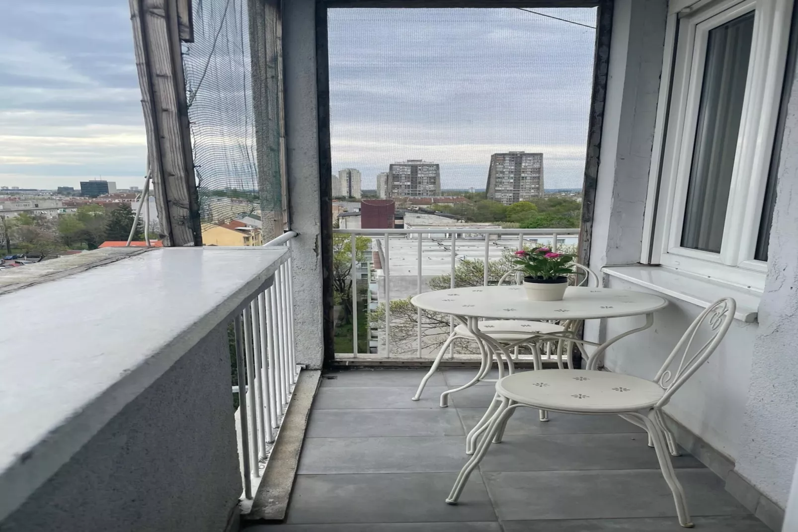 Charming apartment in Zagreb- Apartment Kaj-Terrace balcony