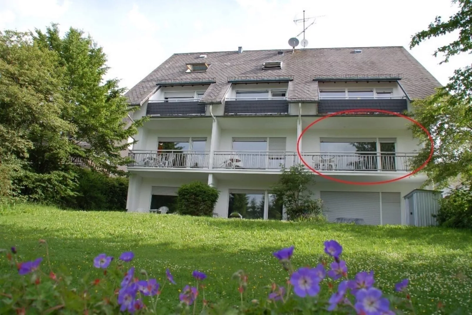 Apartment Rothaarsteig-Exterior summer