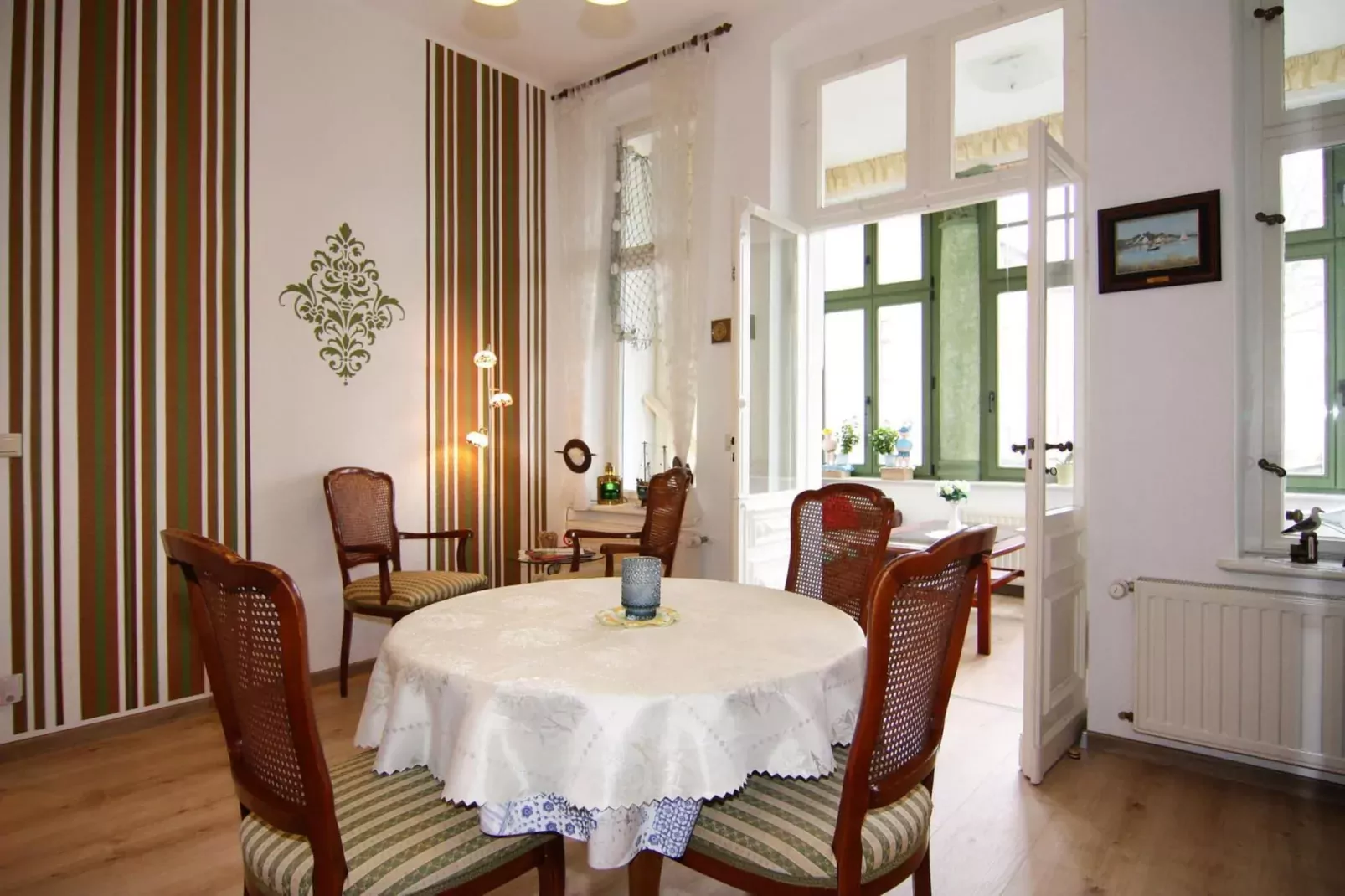 Ferienwohnung Morgenröte Ahlbeck-Dining room