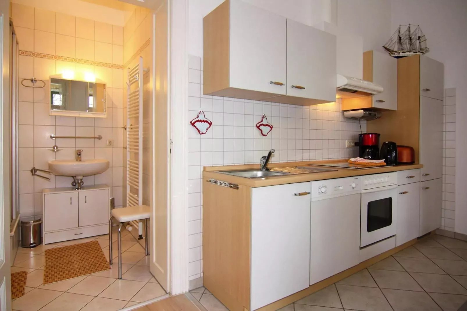 Ferienwohnung Morgenröte Ahlbeck-Kitchen