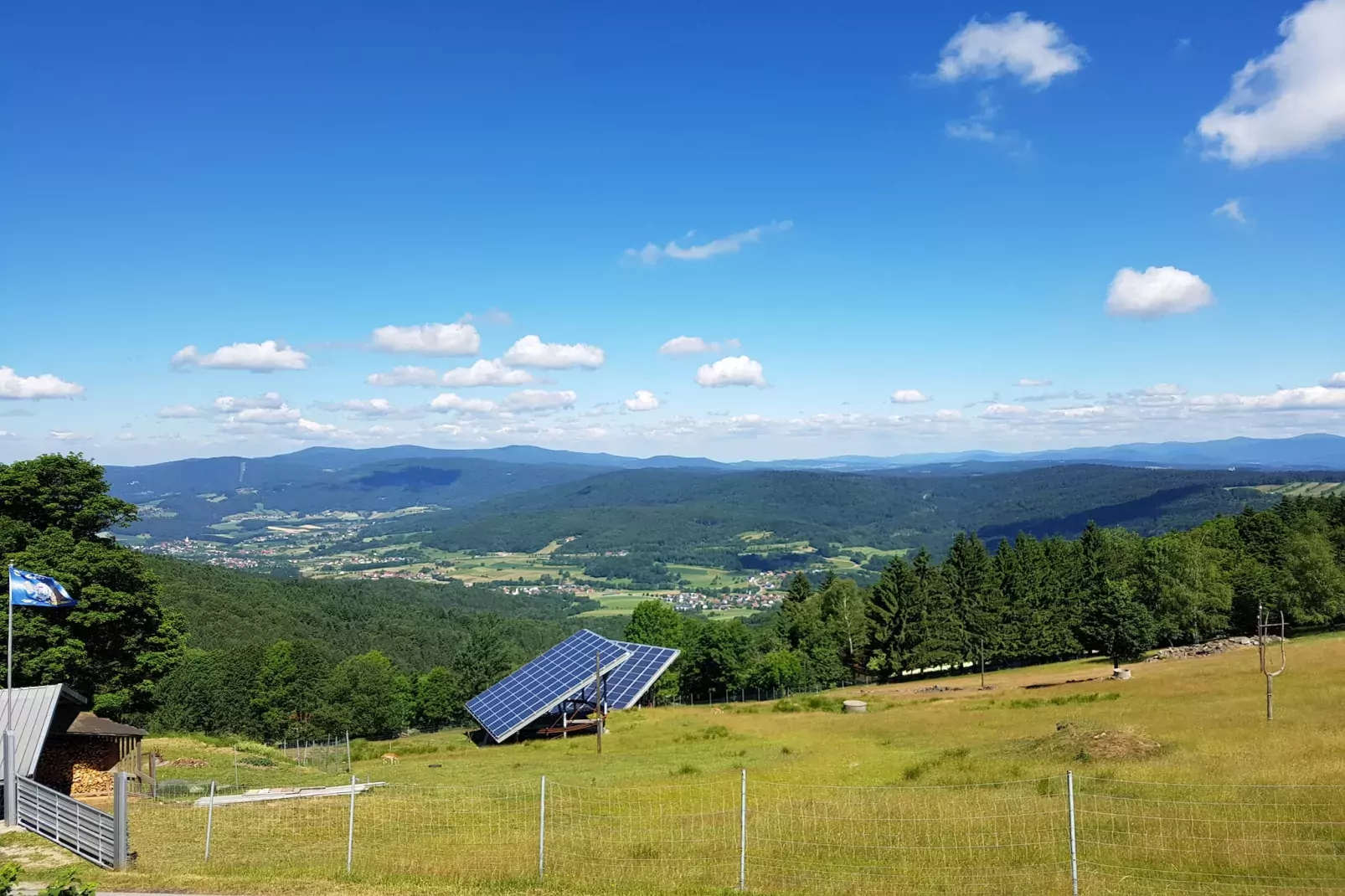 Talblick-View in summer