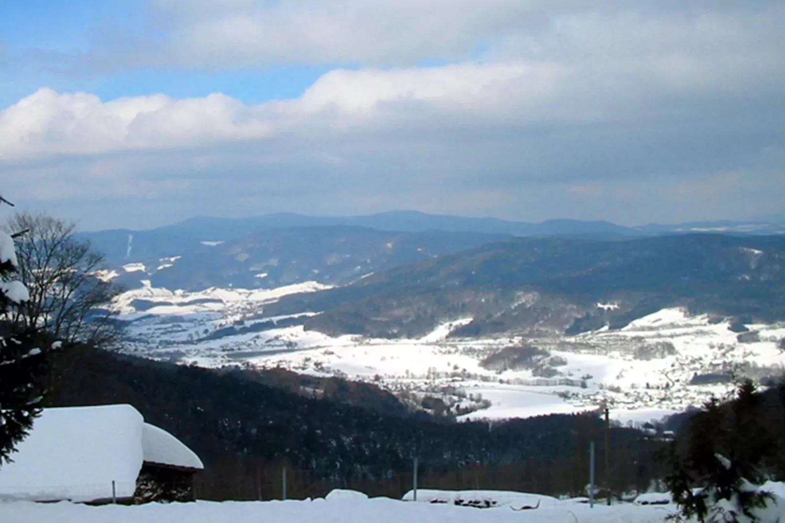 Talblick-View in winter