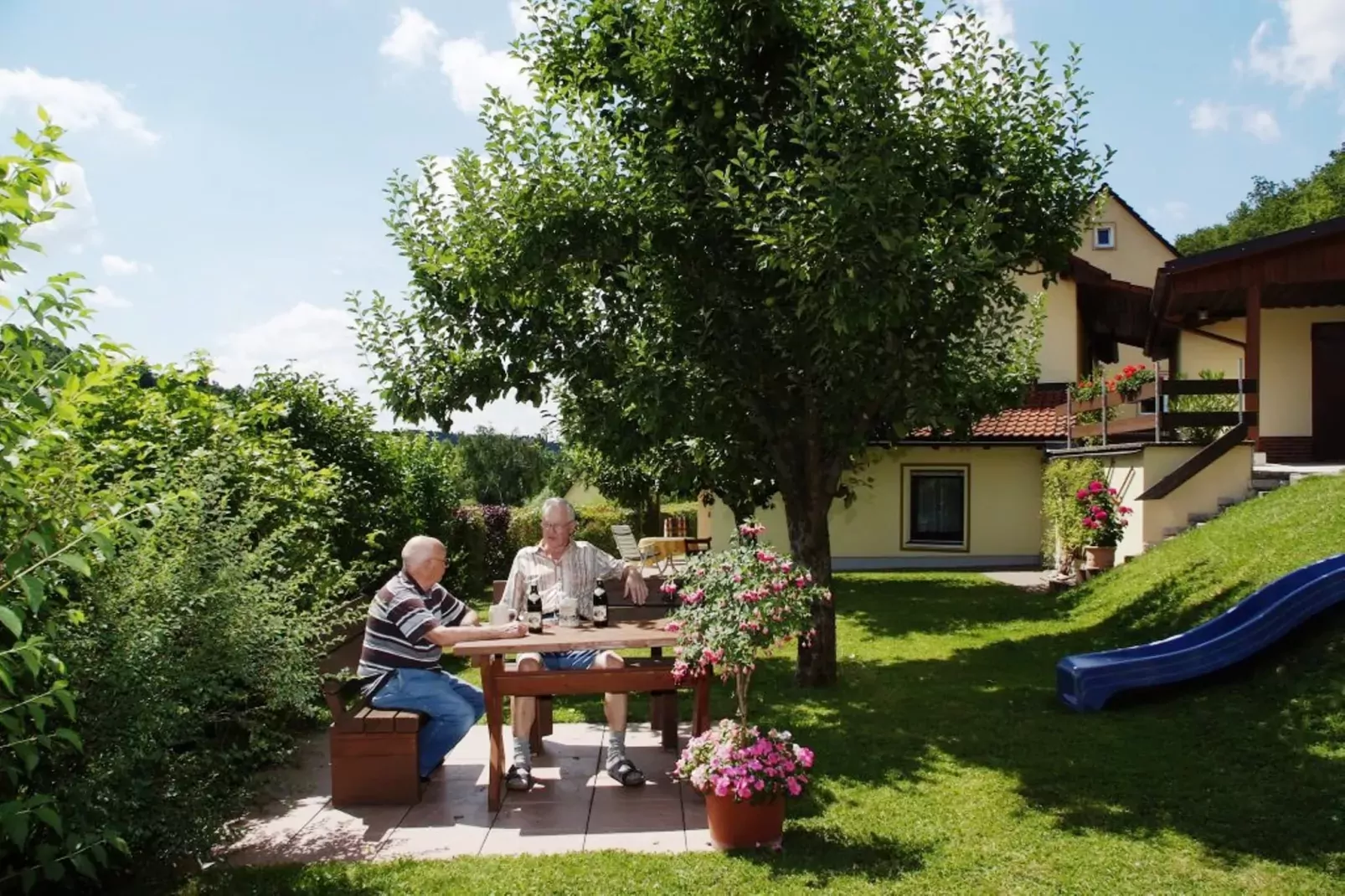 Fränkische Schweiz-Gardens in summer