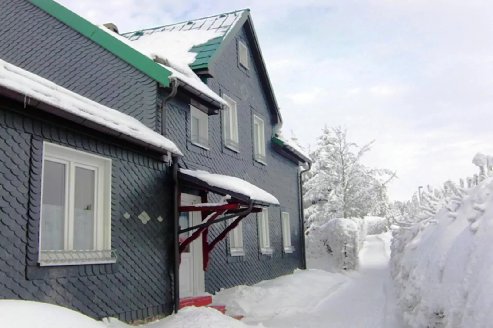 Ferienwohnung Ilona-Exterior winter