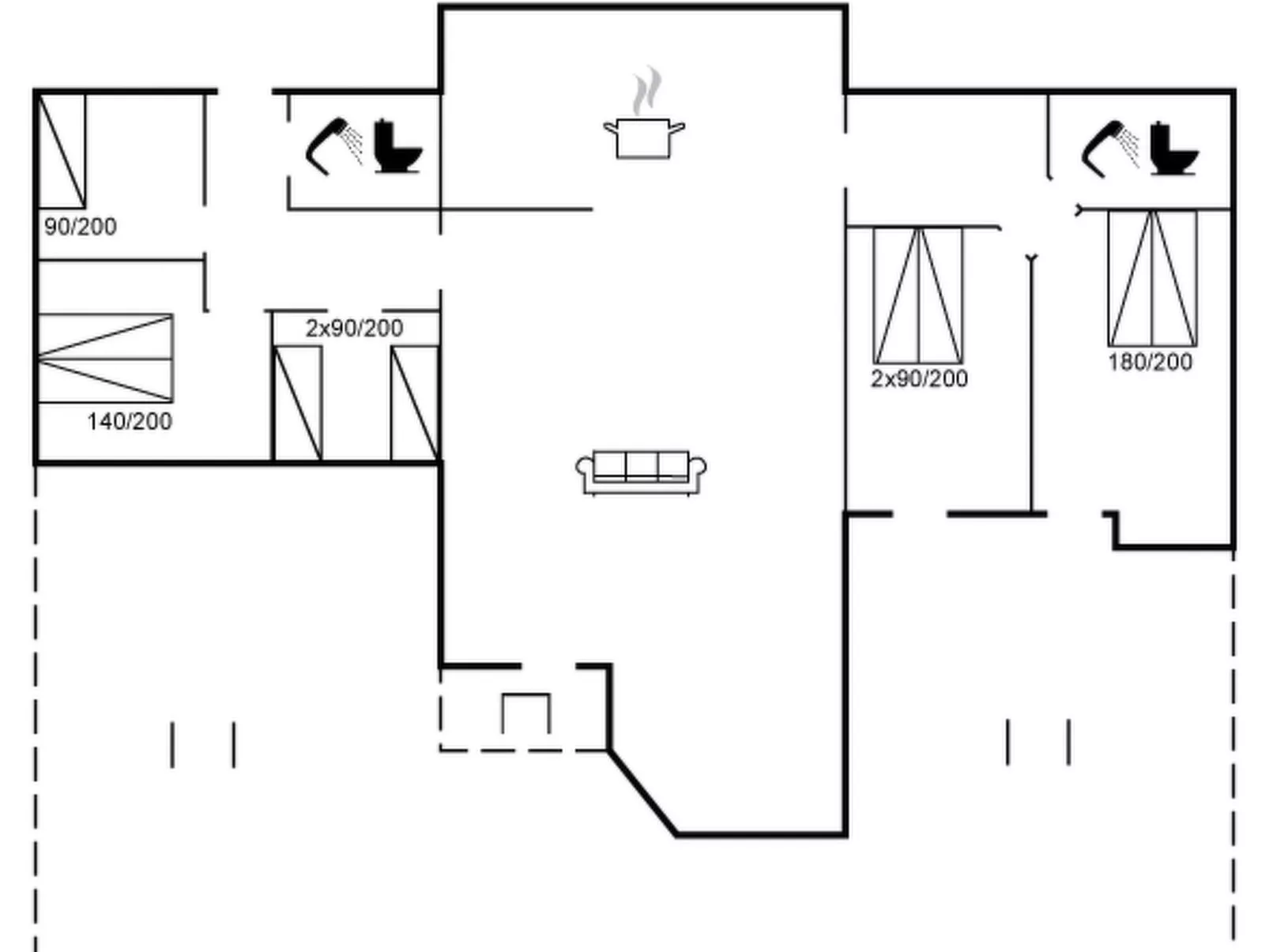 "Waldemar" - 3.4km from the sea-Inside