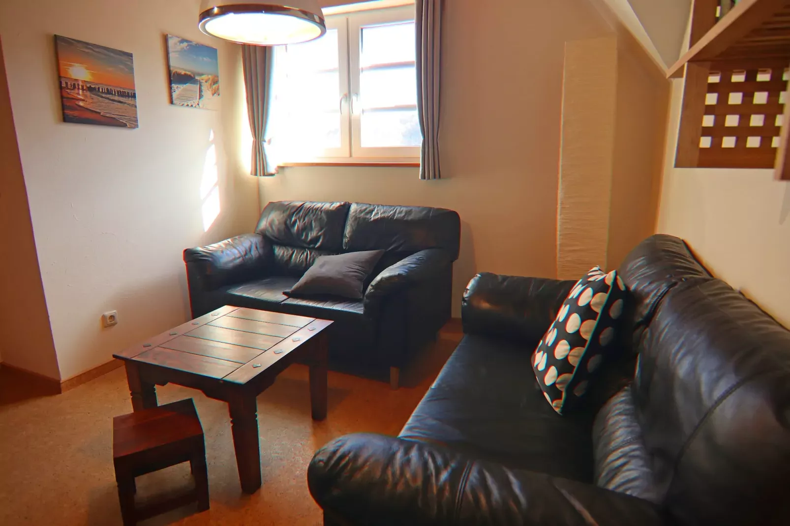 Dünenwaldhaus Mitte-Wohnzimmer