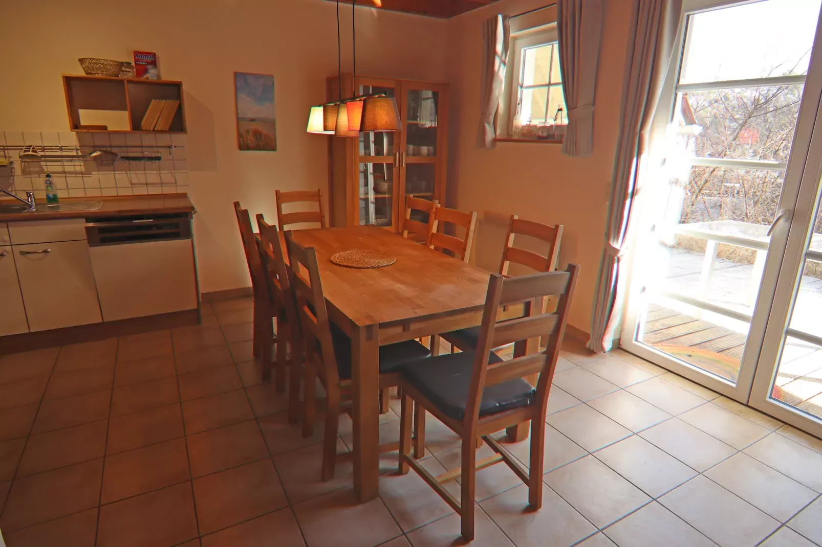 Dünenwaldhaus Mitte-Esszimmer