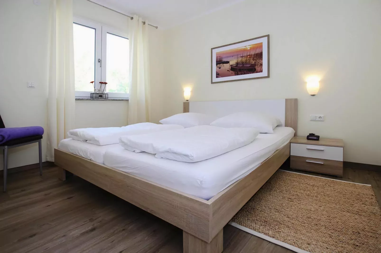 Appartement Hafenflair / Haus 1 EG-Wohnung 1 3 Pers-Bedroom