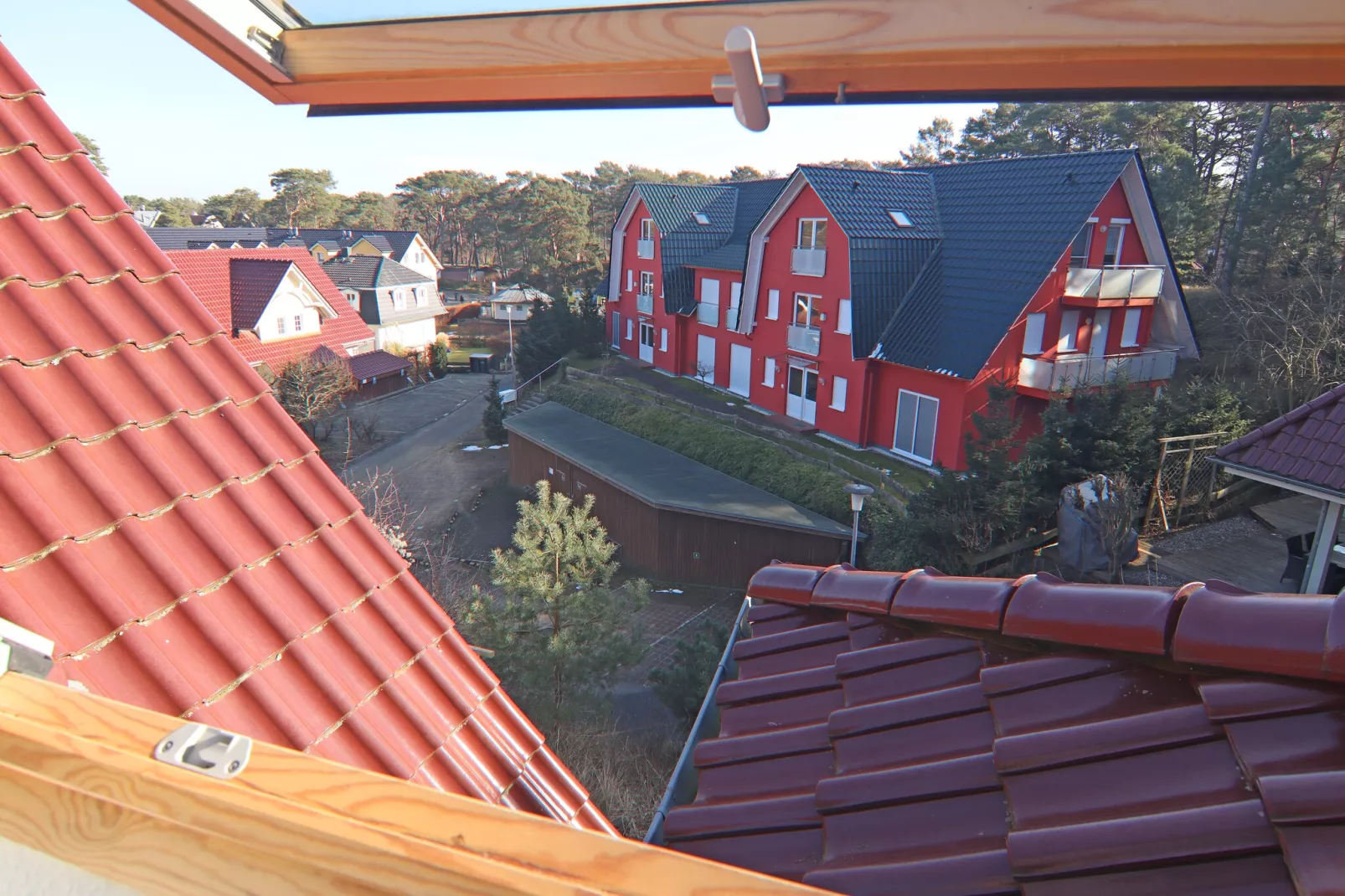 Dünenwaldhaus Rechts-View winter