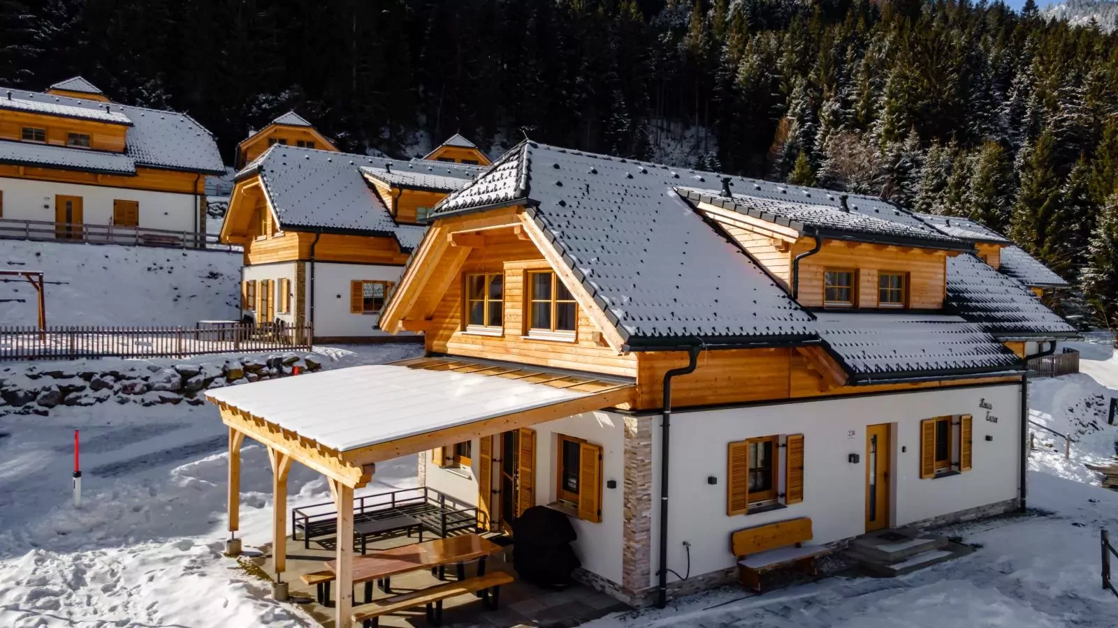 Ferienhaus Erna-Außenbereich Winter