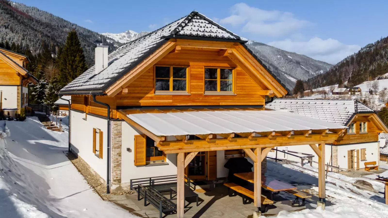 Ferienhaus Erna-Außenbereich Winter