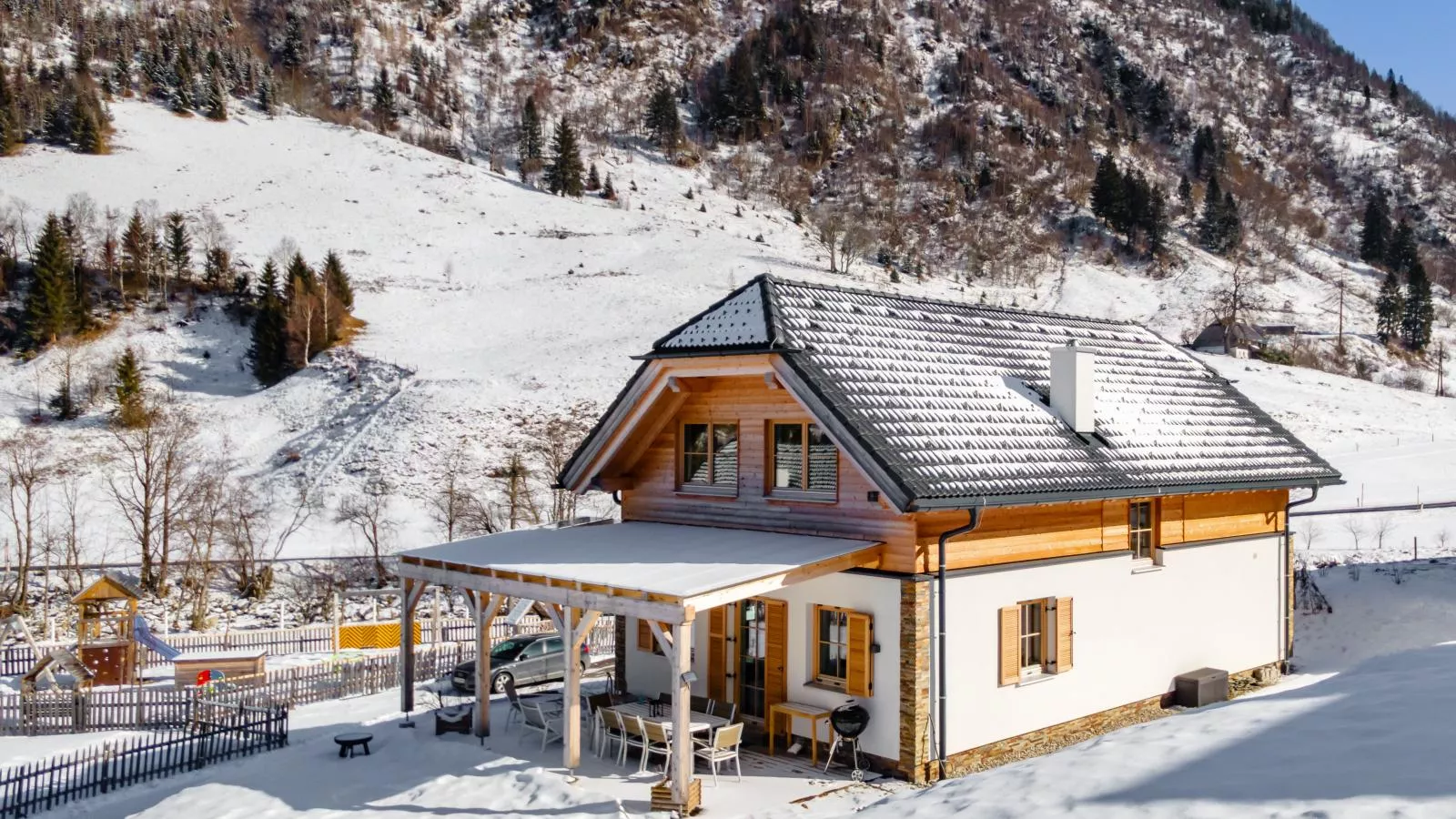 Chalet Amsel-Exterior winter