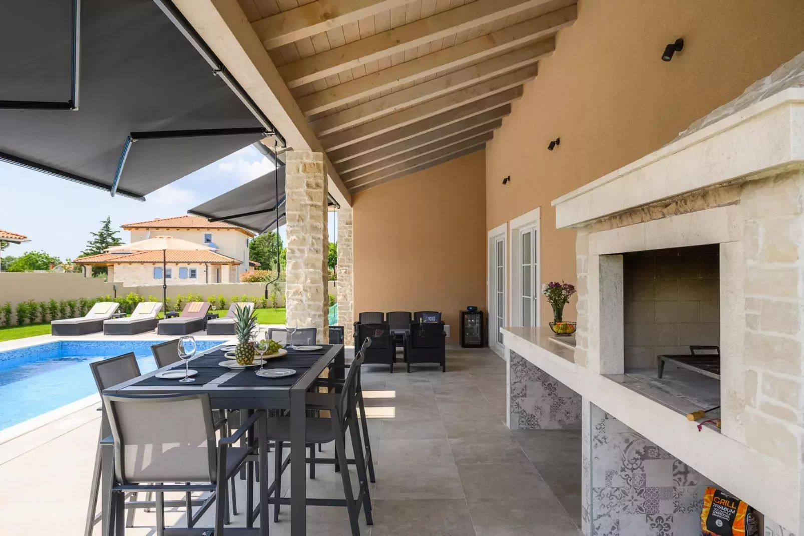 Villa Istra Maruzini-Terrassenbalkon