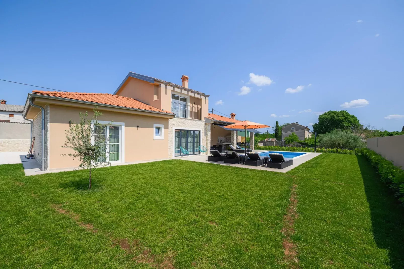 Villa Istra Maruzini-Gärten Sommer
