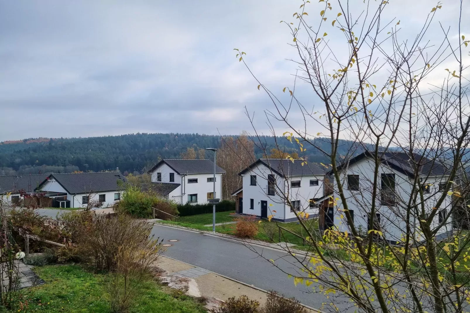 Feriendorf an der Therme Obernsees-Exterior winter
