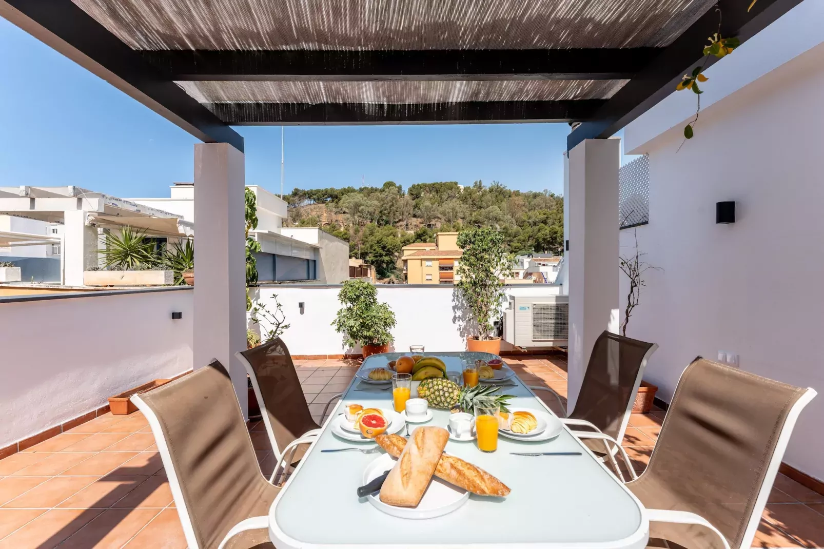 CT 252 - Faro's Malaga Citylights - Amazing Roof Terrace-Terrace balcony