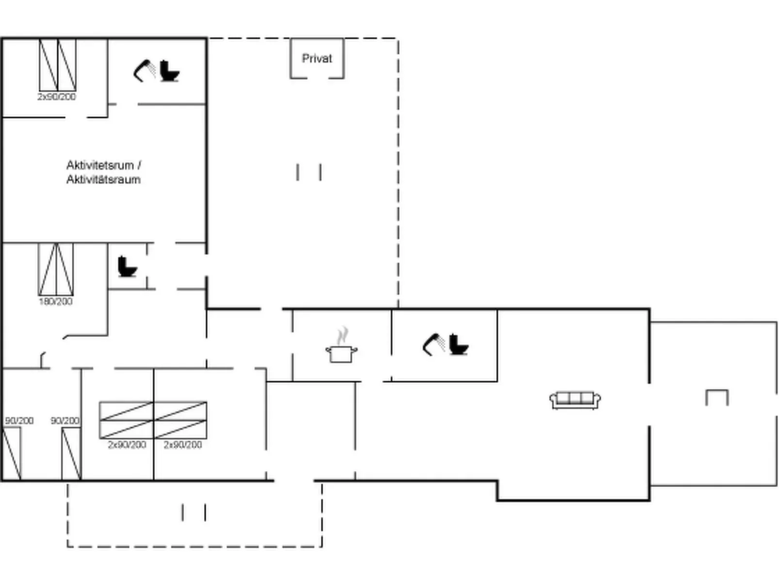 "Edelgard" - 4.5km from the sea-Inside