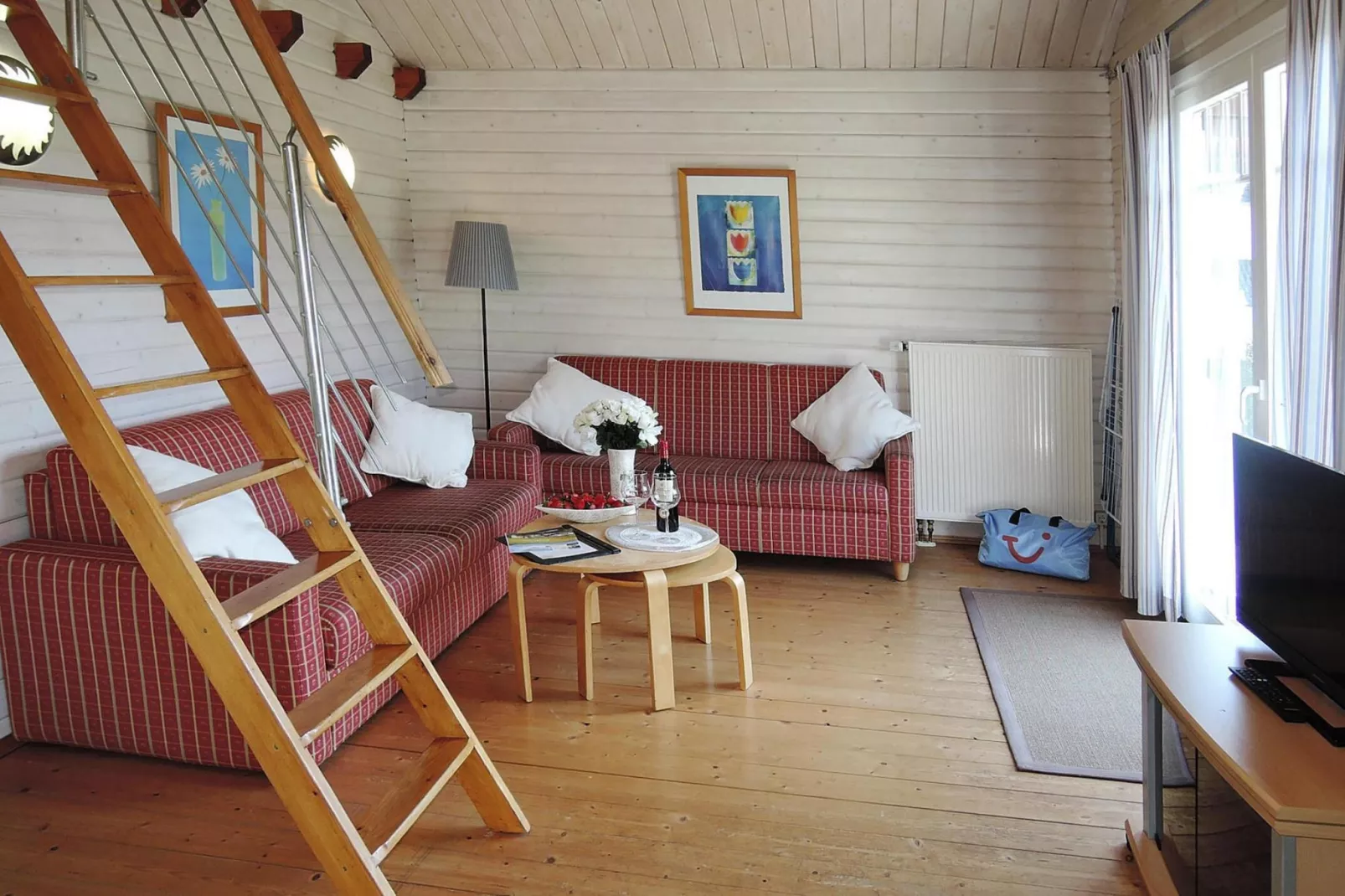 Ferienhaus Spatz 1-2 Pers-Living room