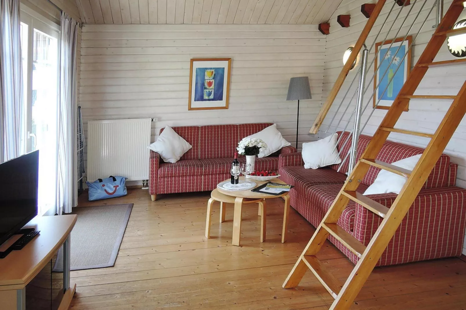 Ferienhaus Spatz 1-2 Pers-Living room