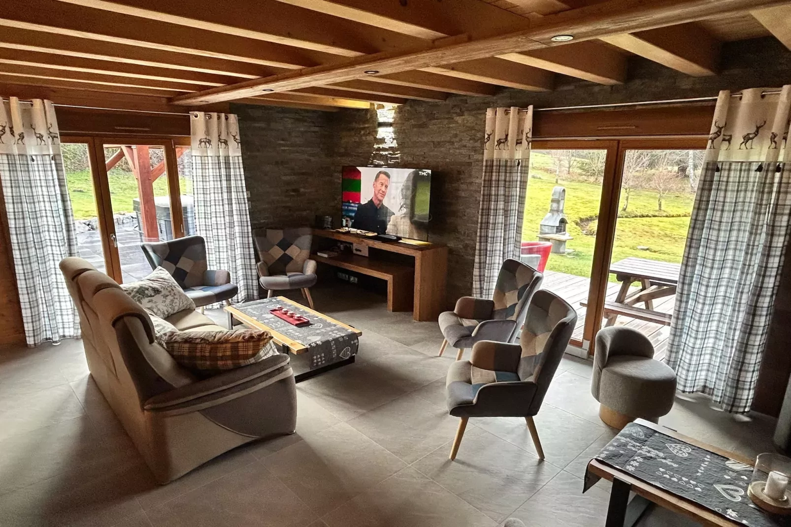 Chalet de montagne-Salon