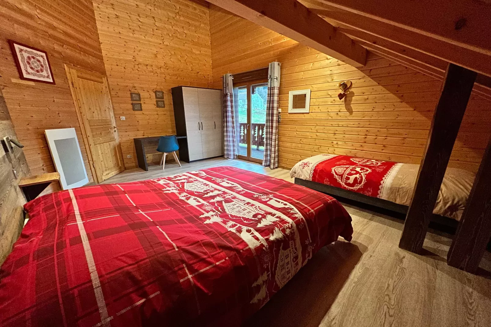 Chalet de montagne-Chambre