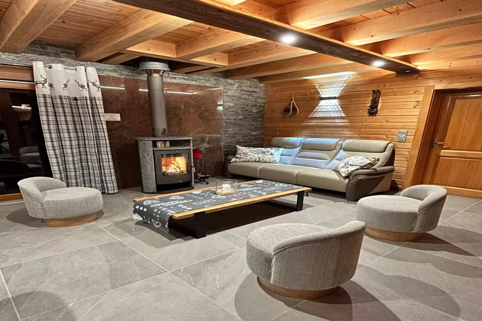 Chalet de montagne-Salon