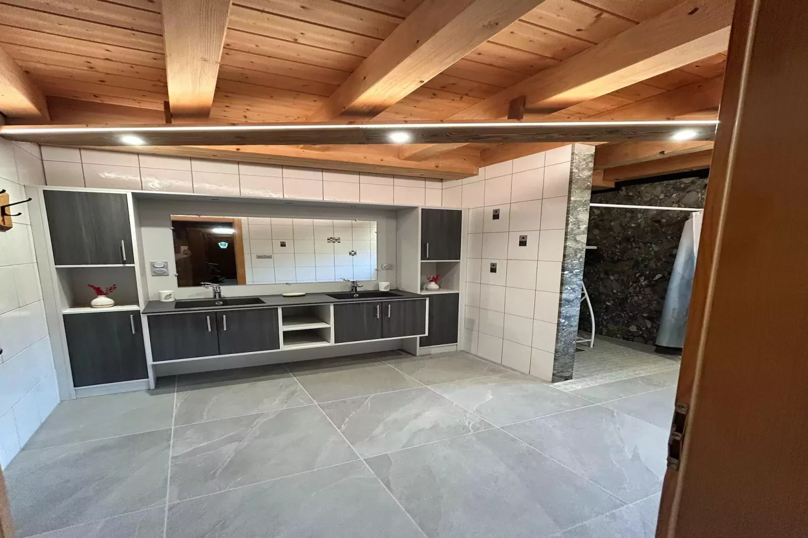 Chalet de montagne-Salle de bain