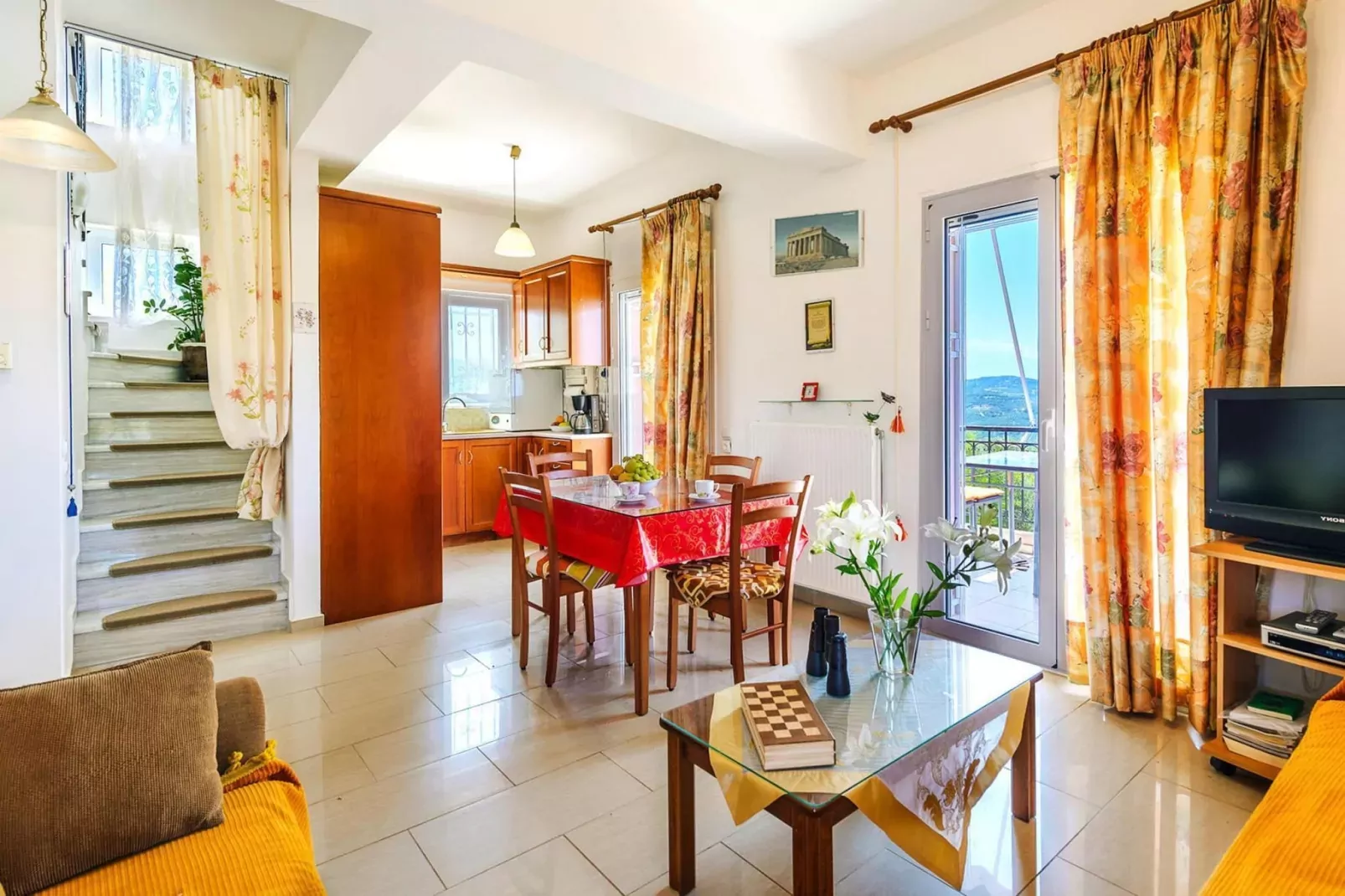 Holiday home, Marathokefala bei Kolimbari-Villa Marilena, ca. 100 qm, 6 pax-Salle à manger
