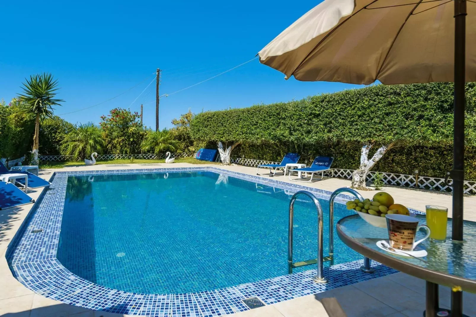 Holiday home, Marathokefala bei Kolimbari-Villa Marilena, ca. 100 qm, 6 pax-Piscine