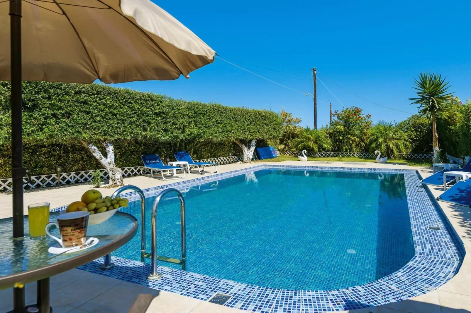 Holiday home, Marathokefala bei Kolimbari-Villa Marilena, ca. 100 qm, 6 pax-Piscine