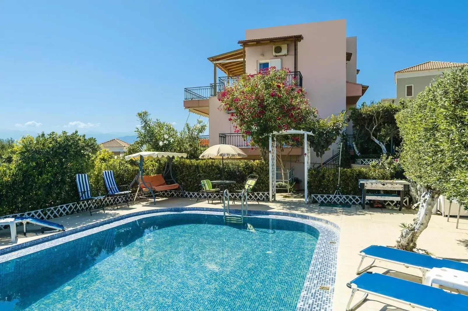 Holiday home, Marathokefala bei Kolimbari-Villa Marilena, ca. 100 qm, 6 pax-Piscine