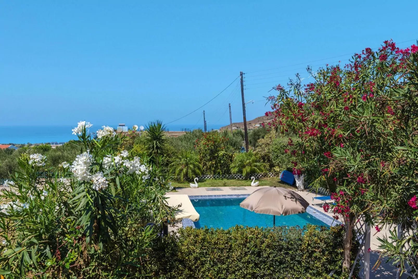 Holiday home, Marathokefala bei Kolimbari-Villa Marilena, ca. 100 qm, 6 pax-Piscine