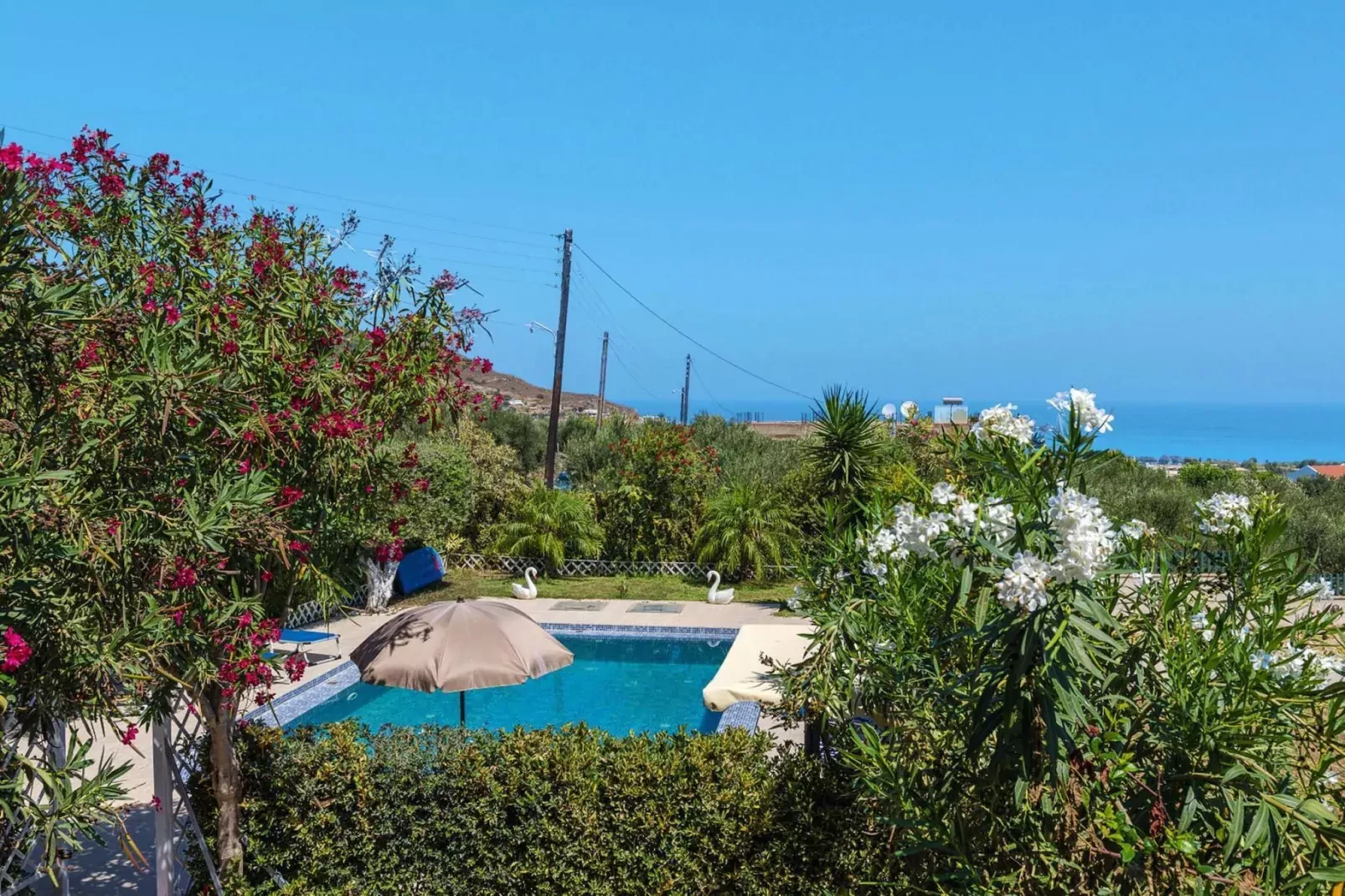 Holiday home, Marathokefala bei Kolimbari-Villa Marilena, ca. 100 qm, 6 pax-Piscine