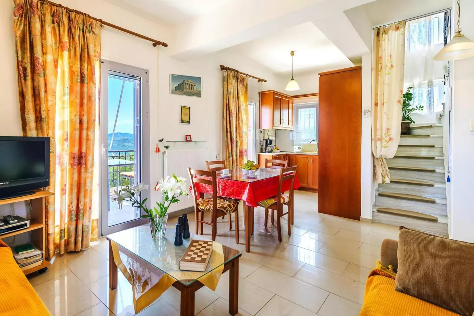 Holiday home, Marathokefala bei Kolimbari-Villa Marilena, ca. 100 qm, 6 pax-Salle à manger